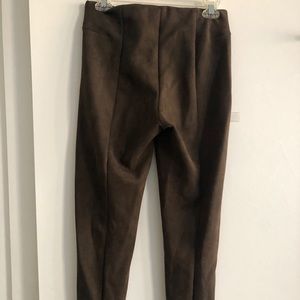 Faux suede pull up fashion legging Zara